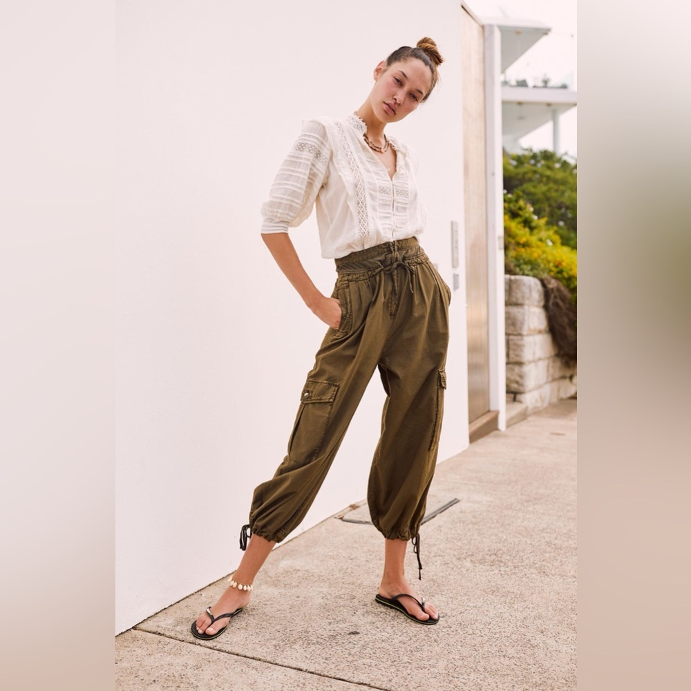 Free People Fly Away Parachute Pant